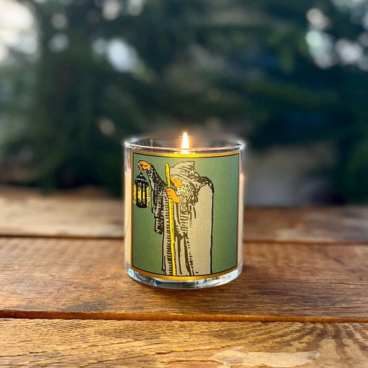 8.5oz Hermit Tarot Candle