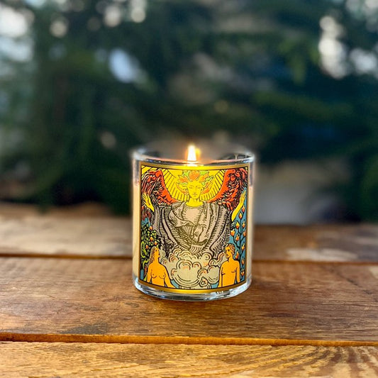 8.5oz Lovers Tarot Candle