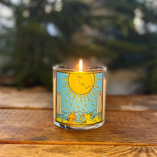 8.5oz Moon Tarot Candle