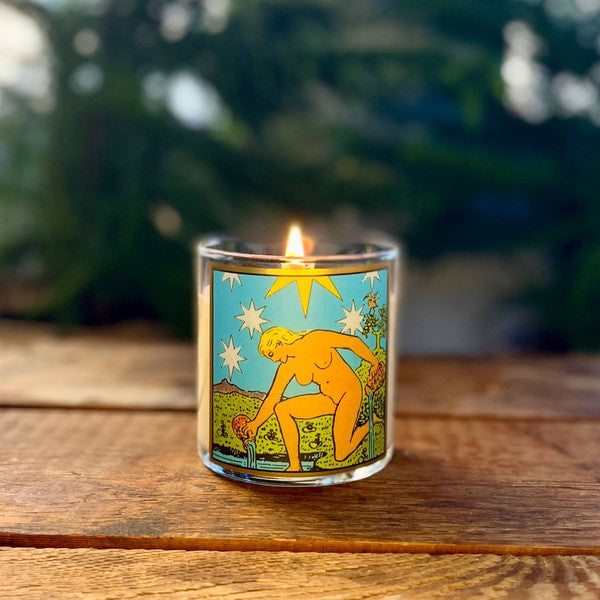 8.5oz Star Tarot Candle