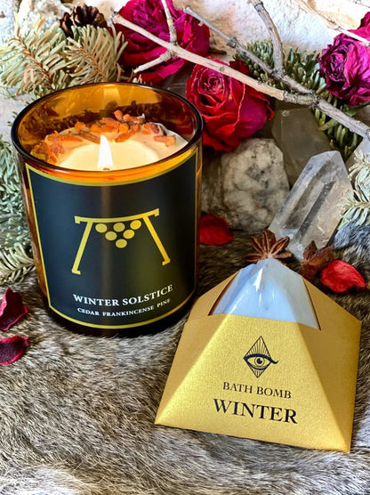 8.5oz Winter/Yule Candle