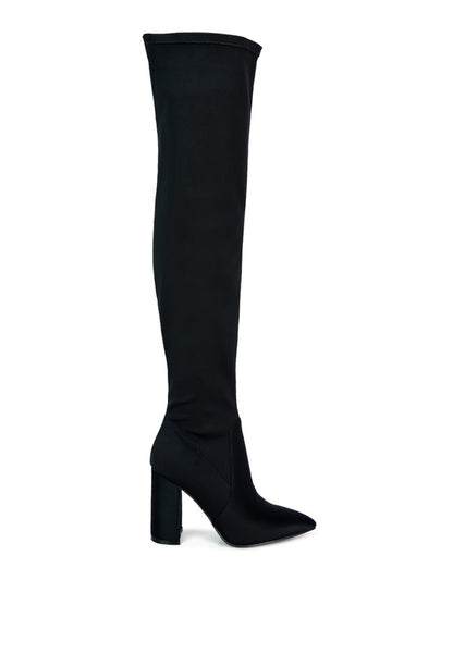 High Block Heeled Long Boot