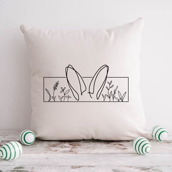 Bunny Ears Pillow Cover