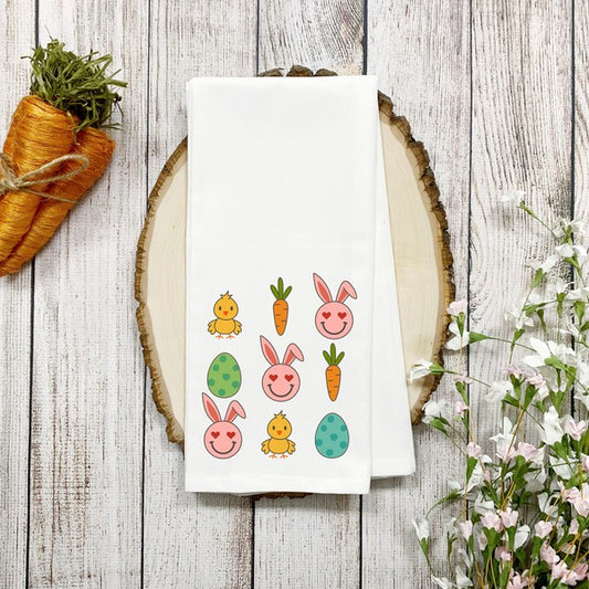 Easter Chart Tea Towel