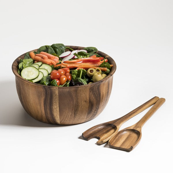 Large Salad Bowl with Servers