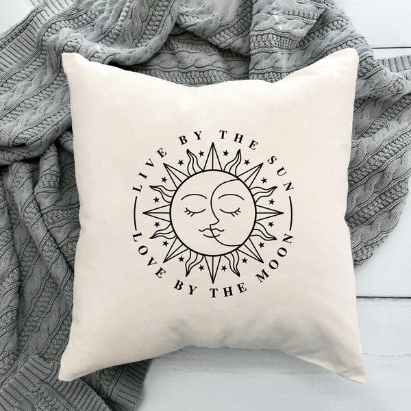 Love By The Moon Pillow Cover