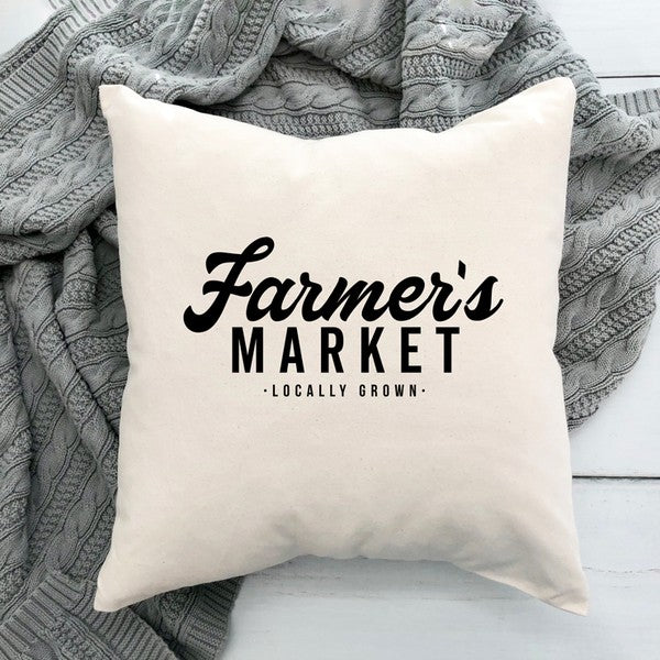 Farmers Market Pillow Cover