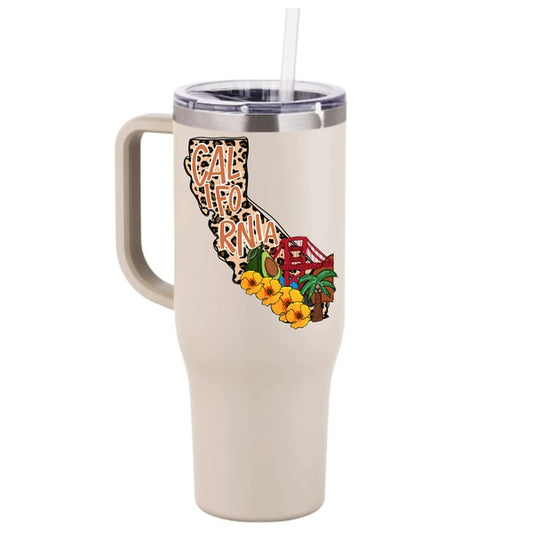 california tumbler with handle, stanley dupe