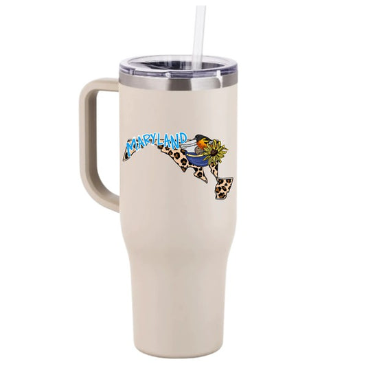 maryland tumbler with handle, stanley dupe