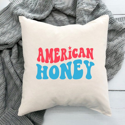 American Honey Wavy Pillow Cover