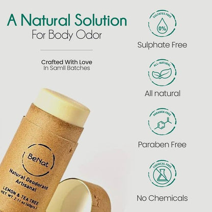 All Natural, Zero-Waste Deodorants