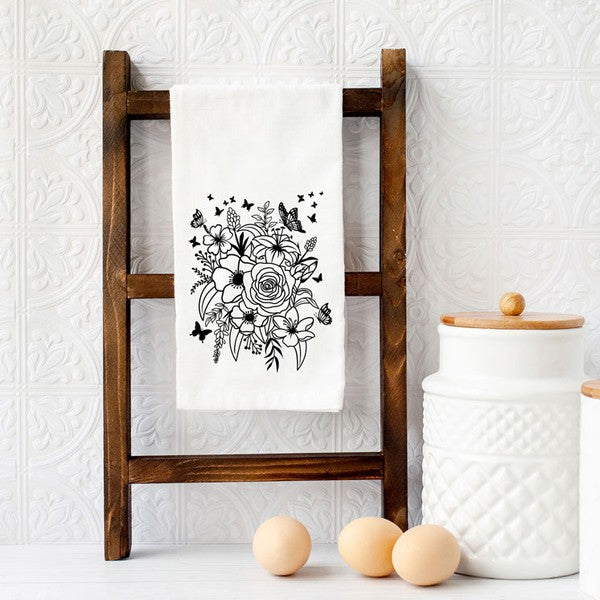 Wildflower Bouquet Tea Towel