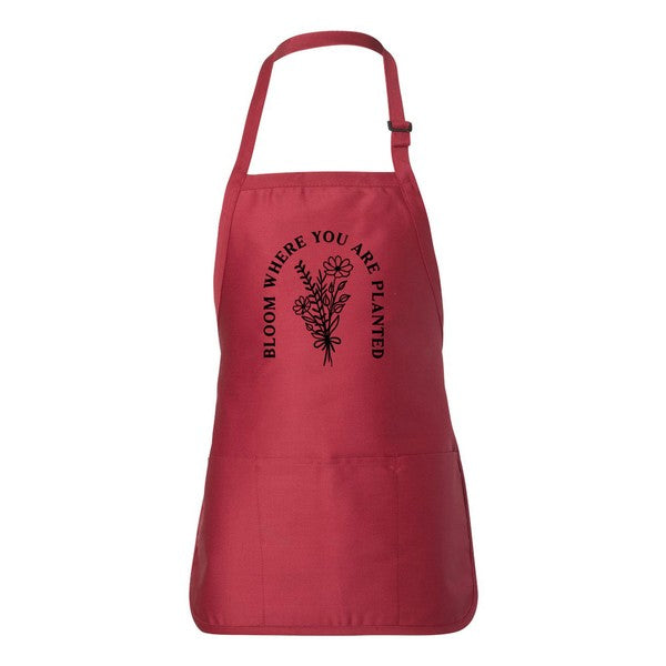 Bloom Where You Are Planted Apron