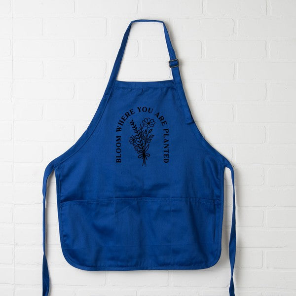 Bloom Where You Are Planted Apron