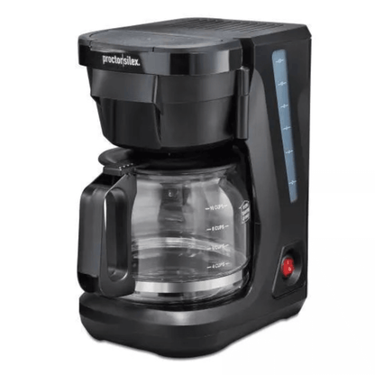 Proctor Silex Compact 12-Cup Auto-Pause Front-Fill Coffeemaker by Jupiter Gear Home