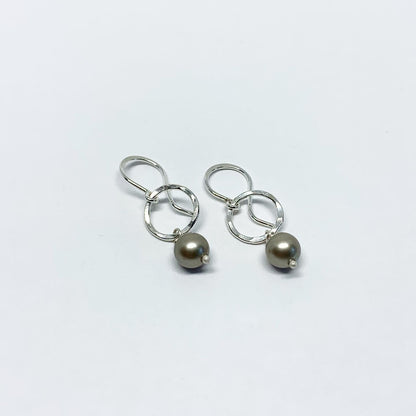 Mermaid Pearl Drop Earrings by Jennifer Cervelli Jewelry