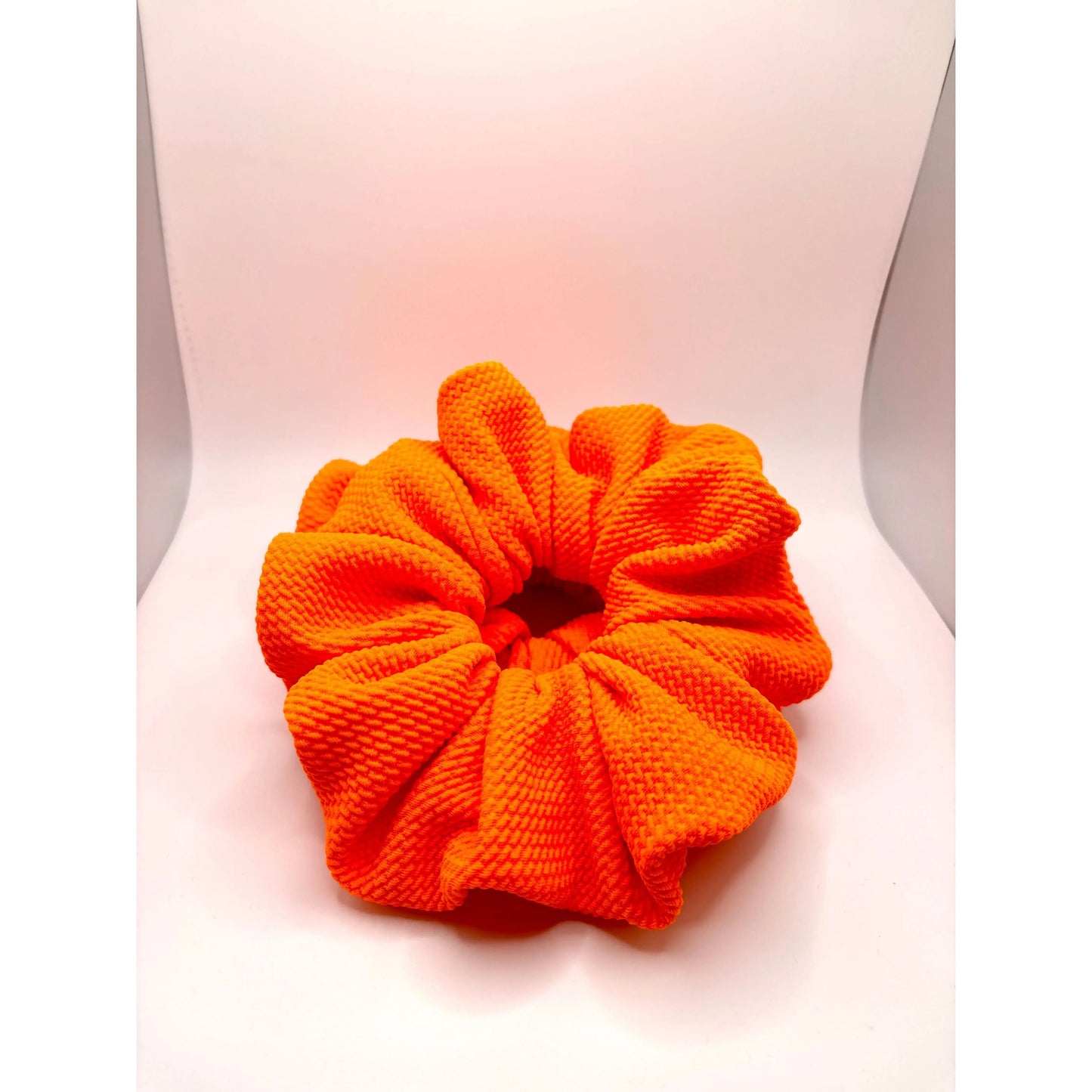 Neon Orange Bullet Scrunchie by Enchanted Scrunch