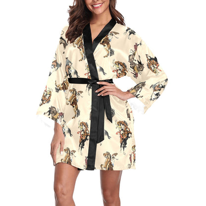 Vintage Cowgirl Women's Lounge Kimono Robe by Baha Ranch Western Wear