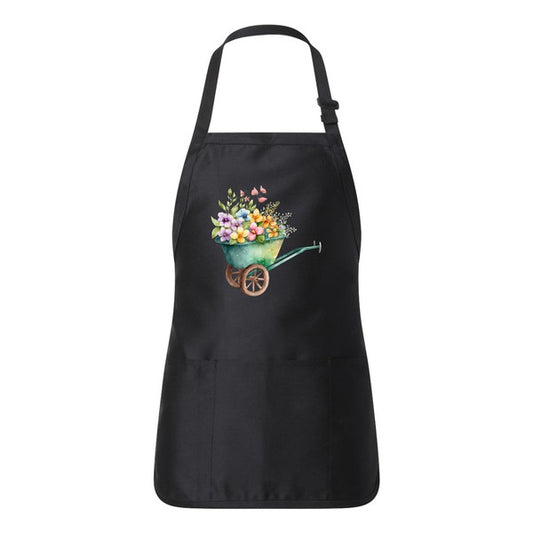 Spring Floral Wagon Apron