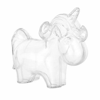 Unicorn Shaped Acrylic Candy Boxes 16 Pack 3.74"X2.75"X1.57" by Hammont