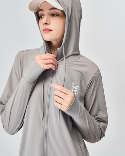 The "Bunny" UV Protection Lightweight Fullzip Layer by Amoo