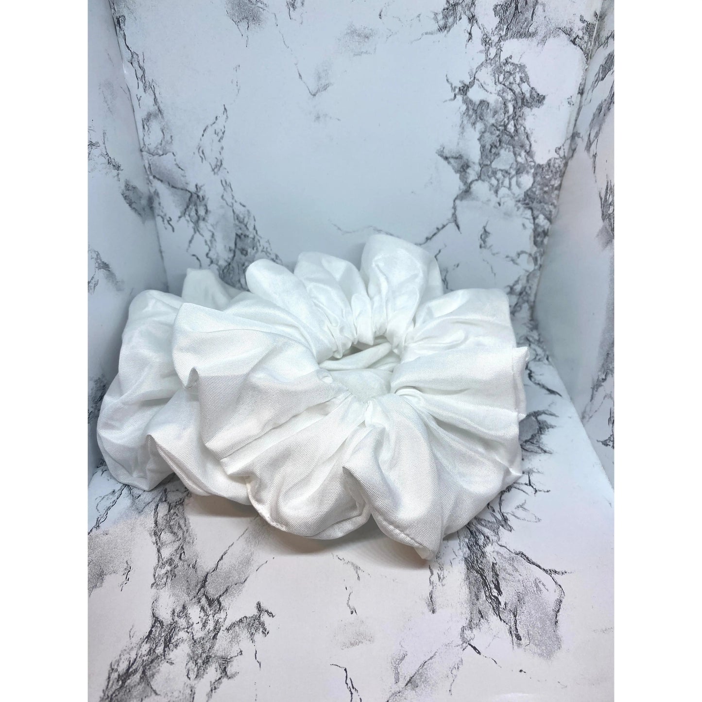 White Knit Scrunchie by Enchanted Scrunch