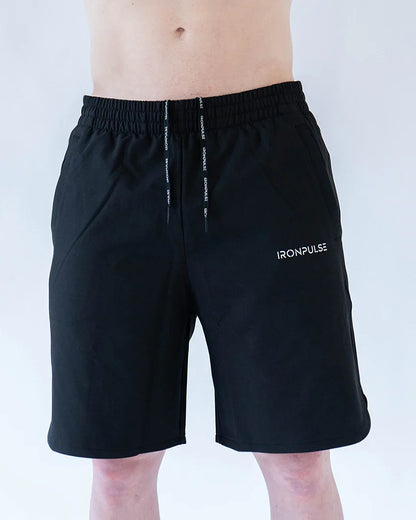 Iron Pulse Men's Black Identity Shorts *Final Sale* by Colorado Threads Clothing