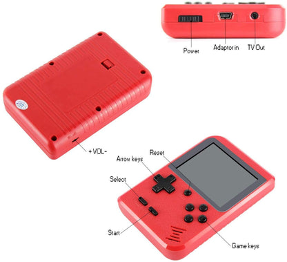 Portable Game Pad With 400 Games Included + Additional Player Controller by VistaShops