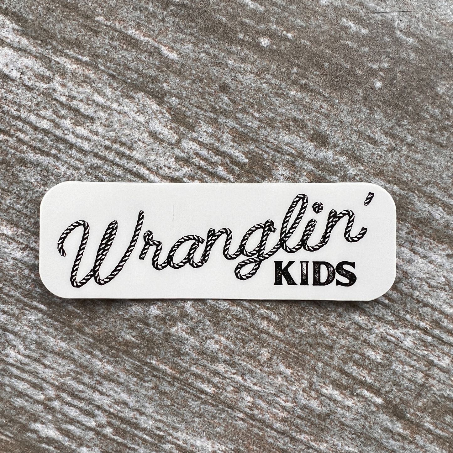 Wranglin' Kids Sticker by 208 Tees