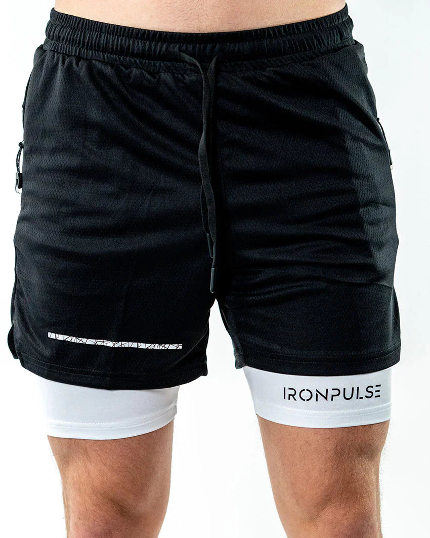 Iron Pulse Men's Black Descendant Shorts *Final Sale* by Colorado Threads Clothing