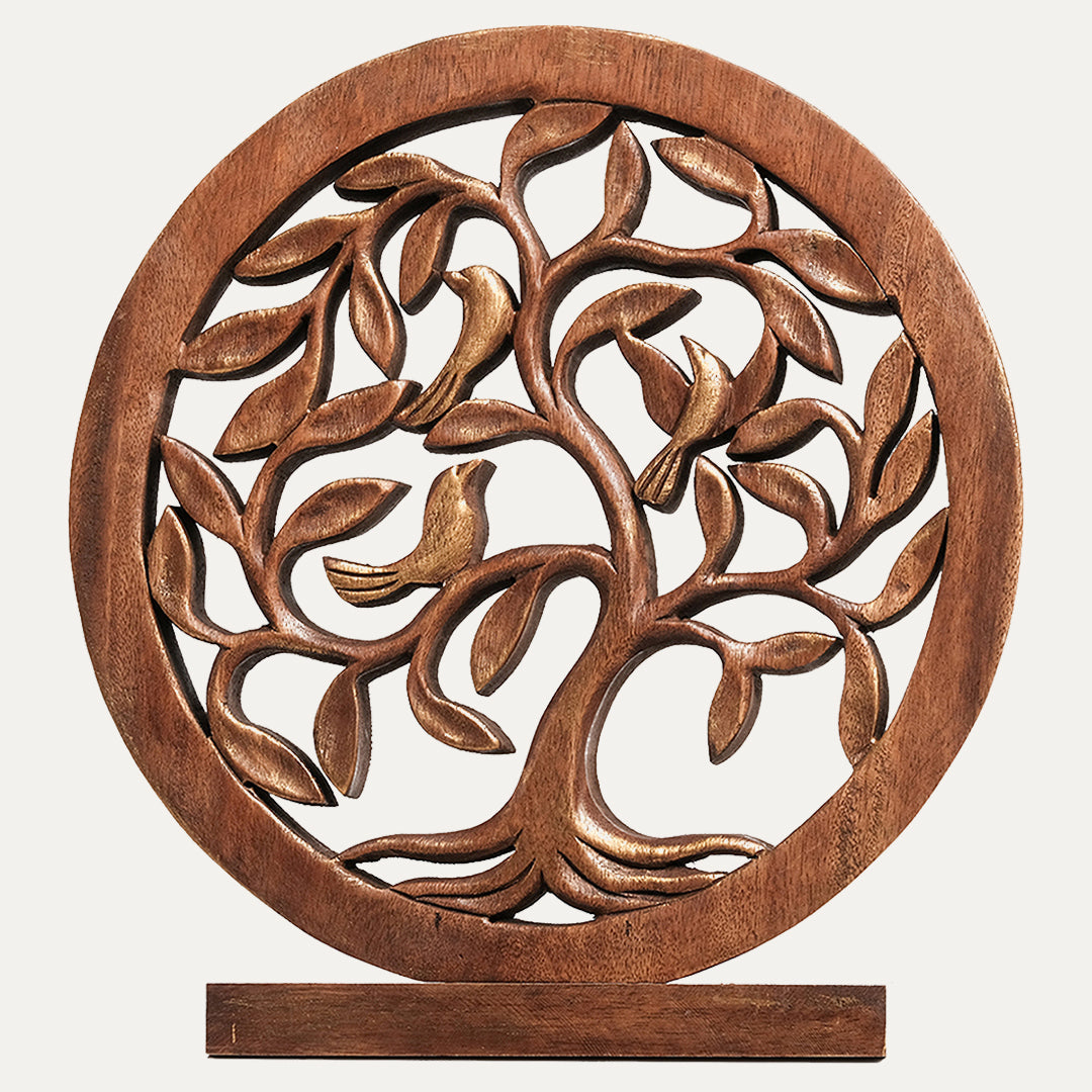 Trevose Tree of Life Wooden Sculpture - Large by Decozen