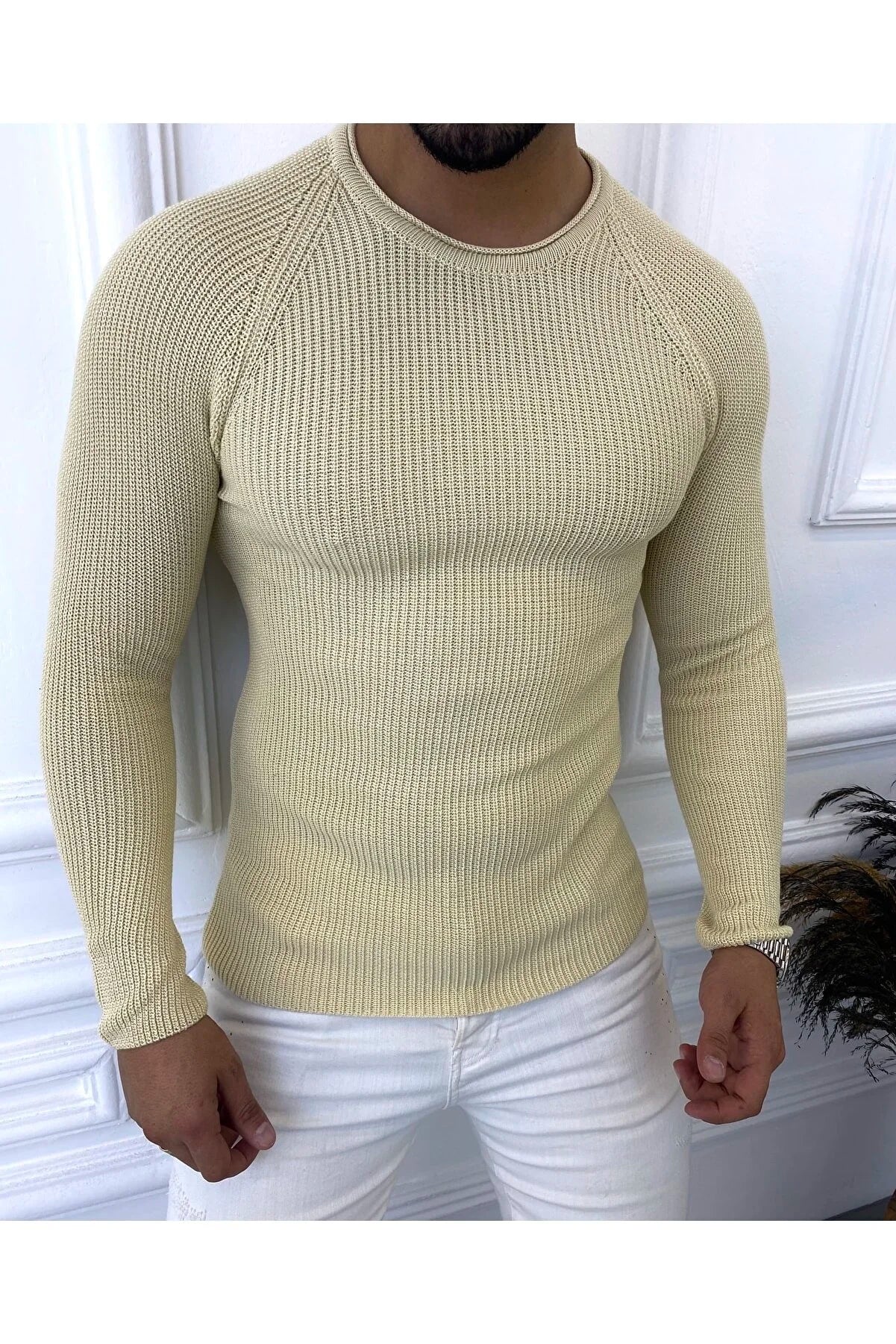 Slim Fit Knitwear Sweater by BlakWardrob