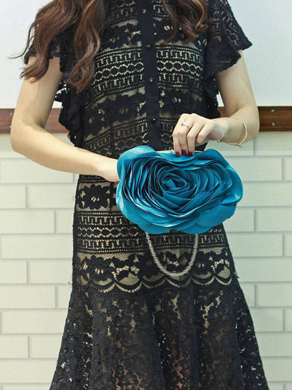 Three-Dimensional Flower Handbags by migunica