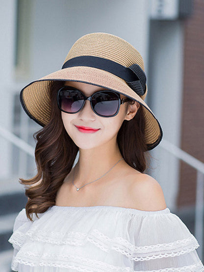 Original Bow Sun-Protection Dome Hat by migunica