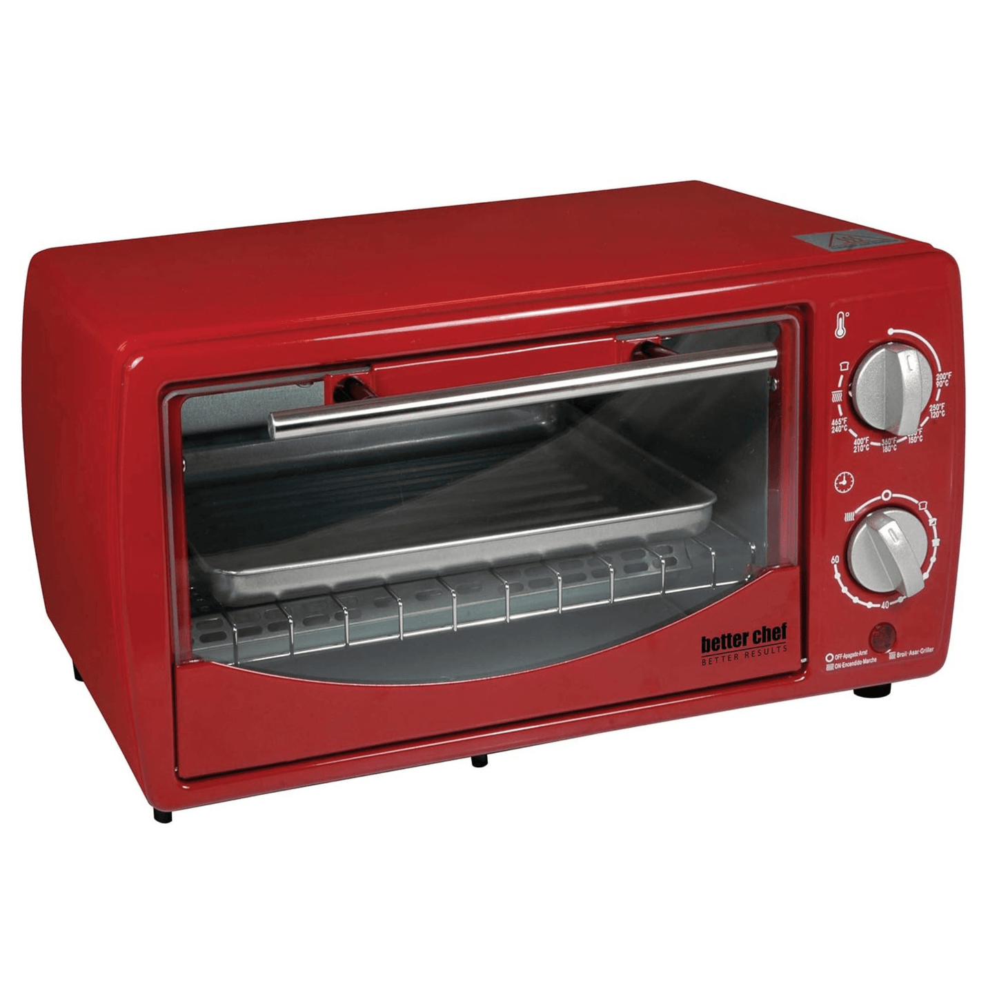 Better Chef 9L Toaster Oven Broiler with Slide-Out Rack and Bake Tray by Jupiter Gear Home