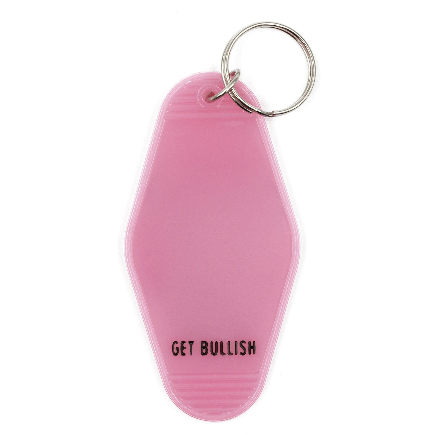 1st Place in Giving Zero Fucks Keychain in Blush Pink by The Bullish Store