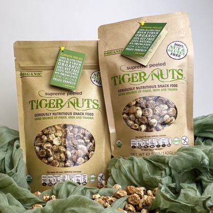 Tiger Nuts Supreme Peeled Tiger Nuts in 12 oz bags - 24 bags by Farm2Me