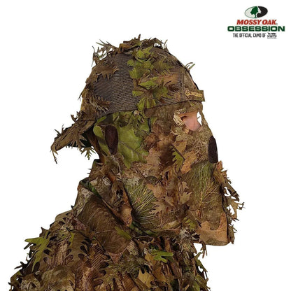 2-in-1 REAR Leafy Face Mask and Camo Hat (Fitted) by QuikCamo