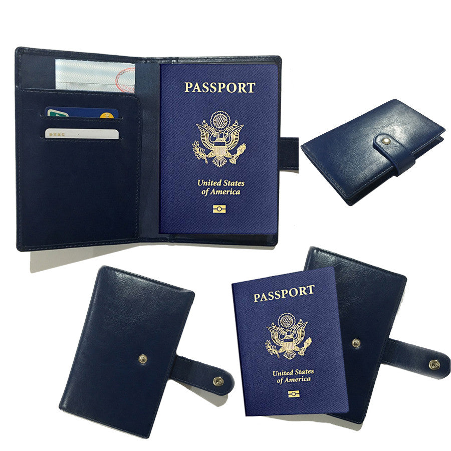 Passport Wallet with RFID Safe Lock by VistaShops