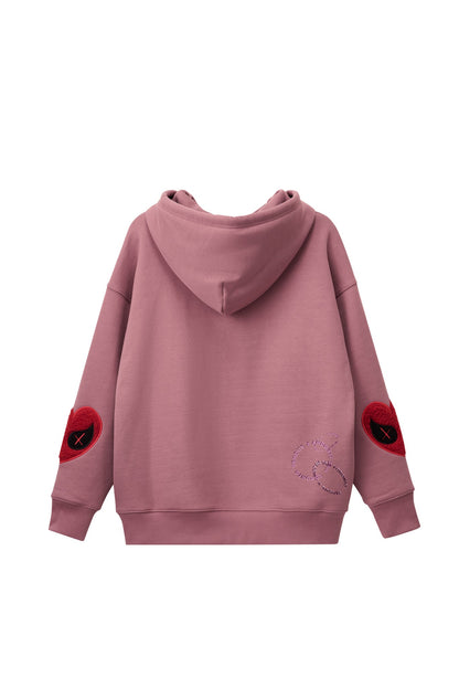 "Amoo Love" Heart Logo Hoodie by Amoo