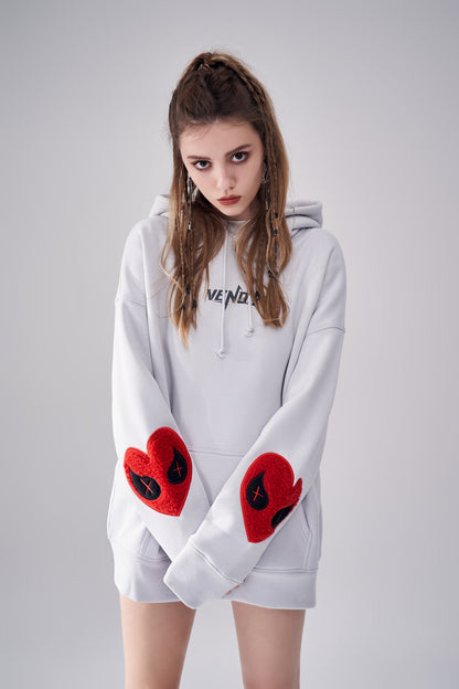 "Amoo Love" Heart Logo Hoodie by Amoo