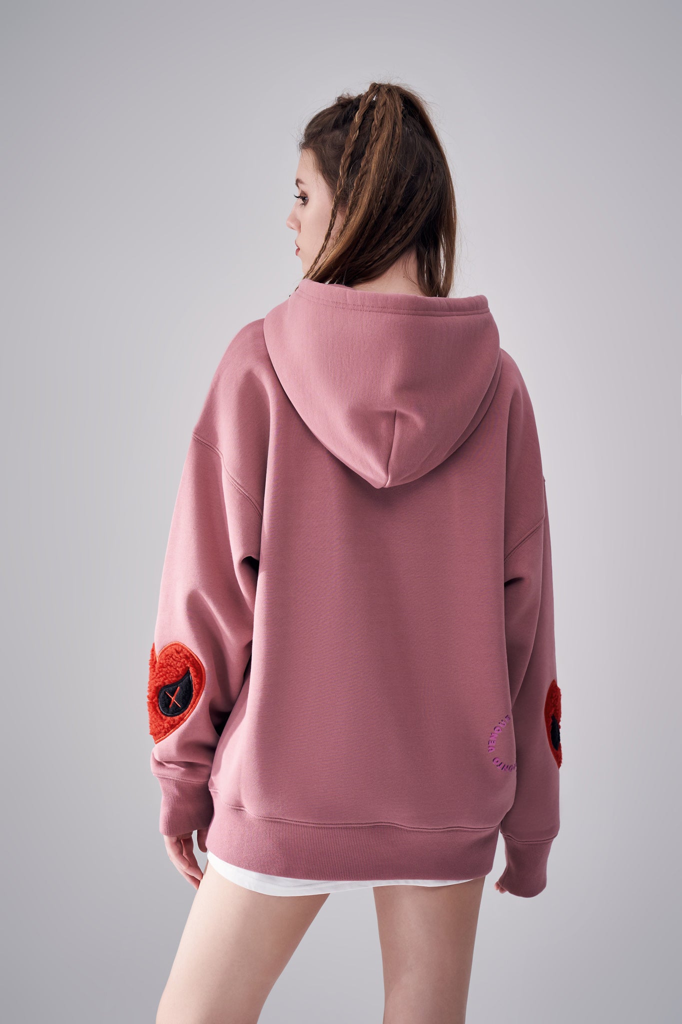 "Amoo Love" Heart Logo Hoodie by Amoo