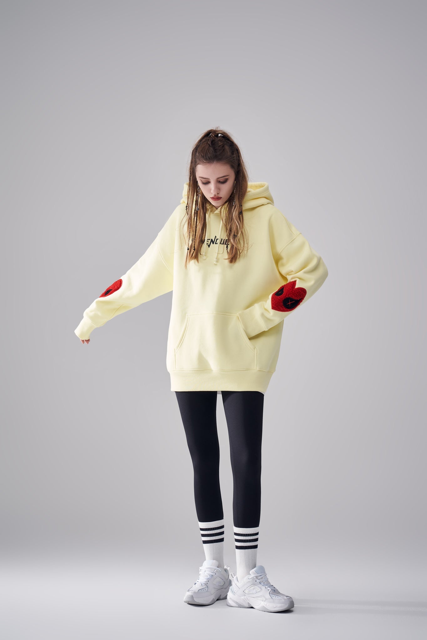 "Amoo Love" Heart Logo Hoodie by Amoo