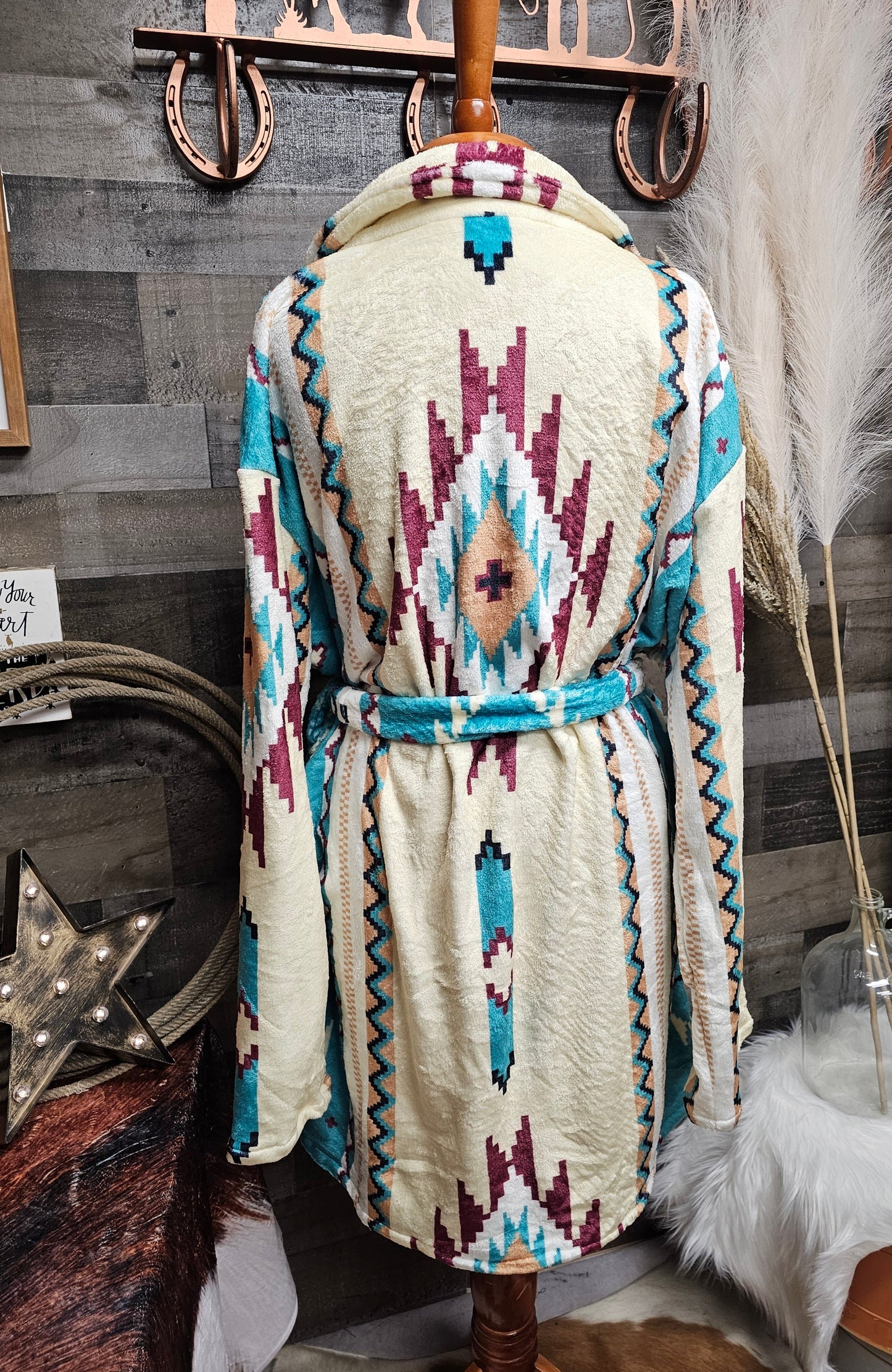 Taos Aztec Women's Bath Robe by Baha Ranch Western Wear