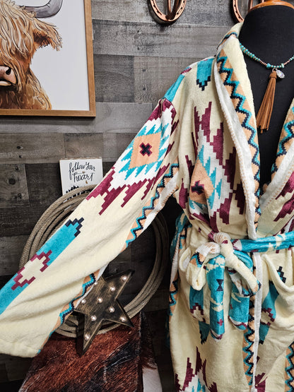 Taos Aztec Women's Bath Robe by Baha Ranch Western Wear