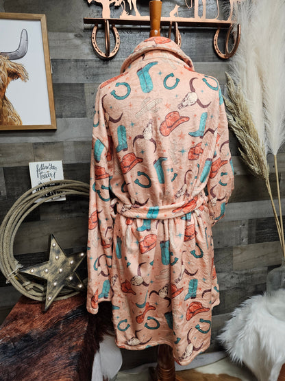 Totally Western Women's Western Bath Robe by Baha Ranch Western Wear