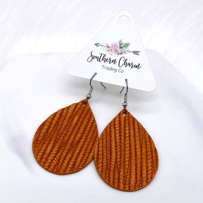 2" Autumn Gingham Mini Collection -Earrings by Doohickies Wholesale