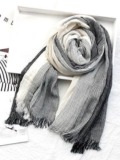 Original Contrast Color Slik Scarf by migunica