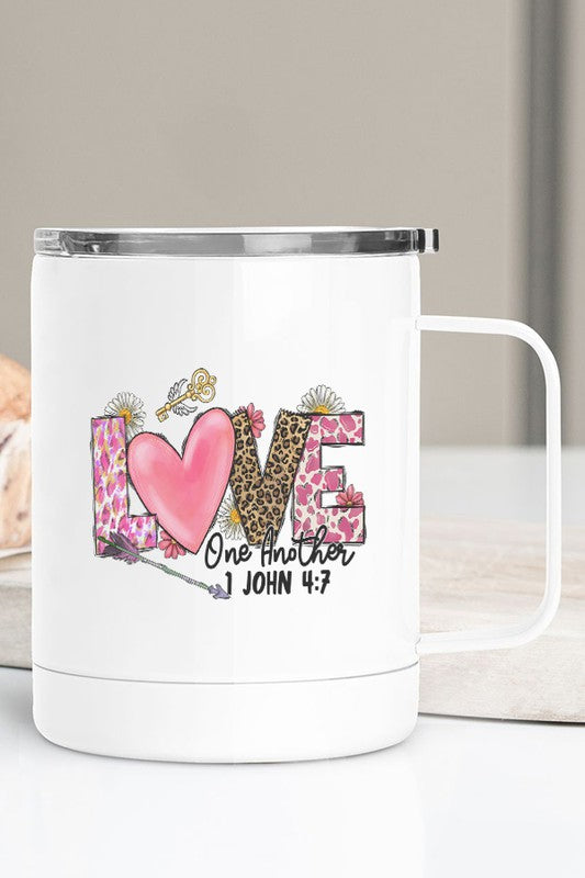 Love One Another Coffee Travel Mug