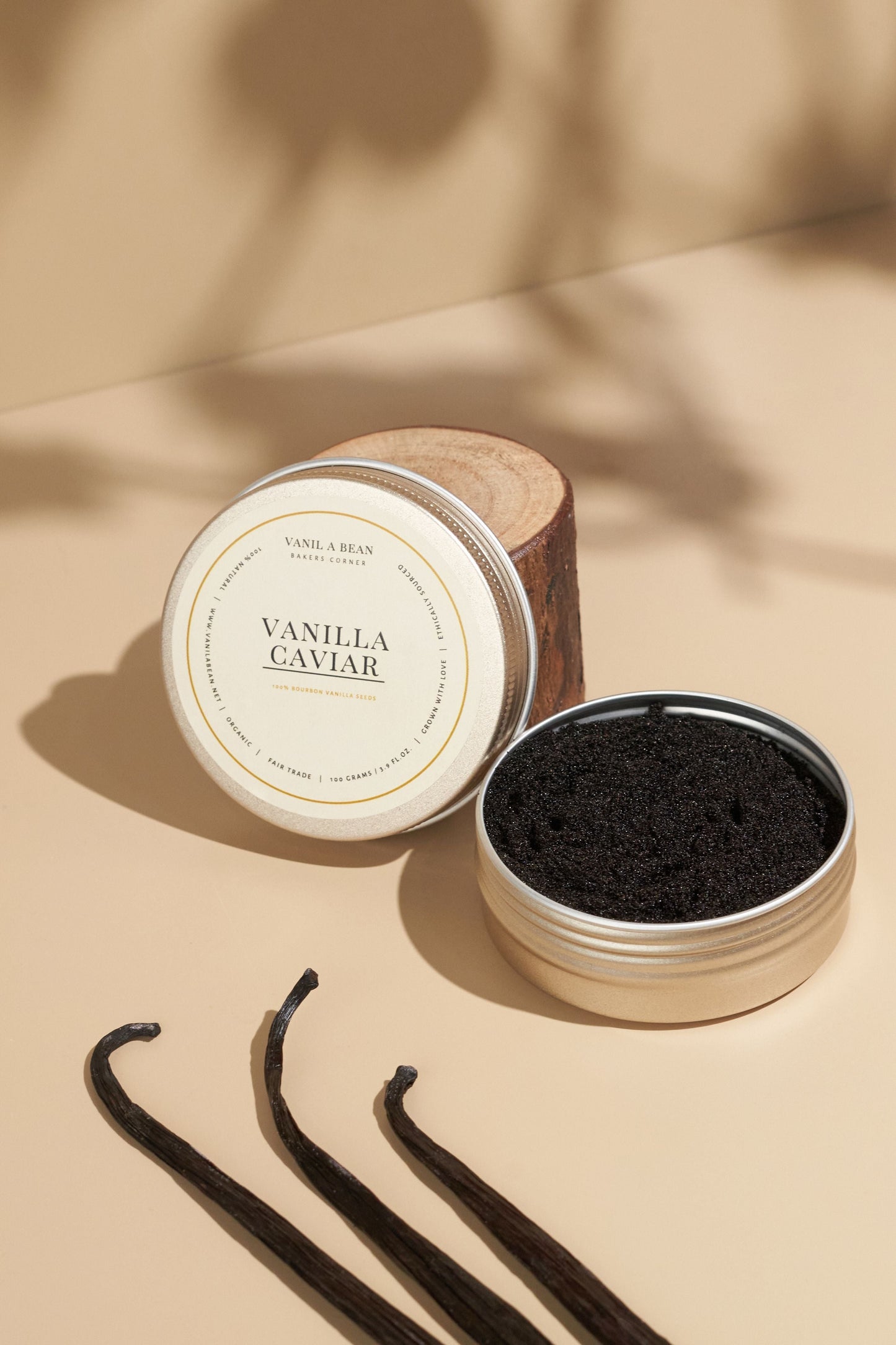 Organic Vanilla Caviar Seeds by VANIL A BEAN